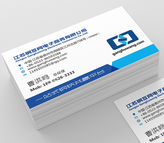 互聯(lián)網(wǎng)電商品牌專業(yè)VI設計 鋼互網(wǎng)電子商務名片設計