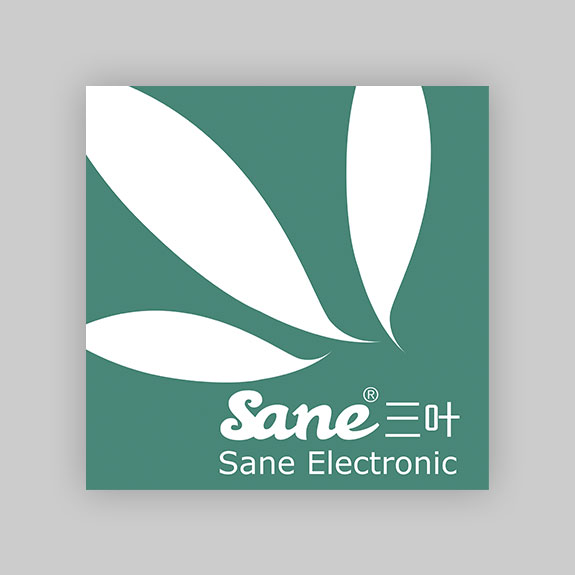 信息技術行業標志設計 三葉電子標志設計